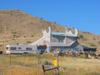 Off the grid, solar house #2.